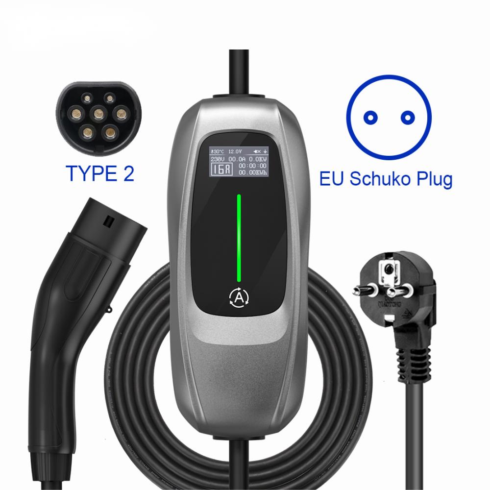 Electric Car Charger 3.6kw Type 2 Charging Cable EV Charging Station