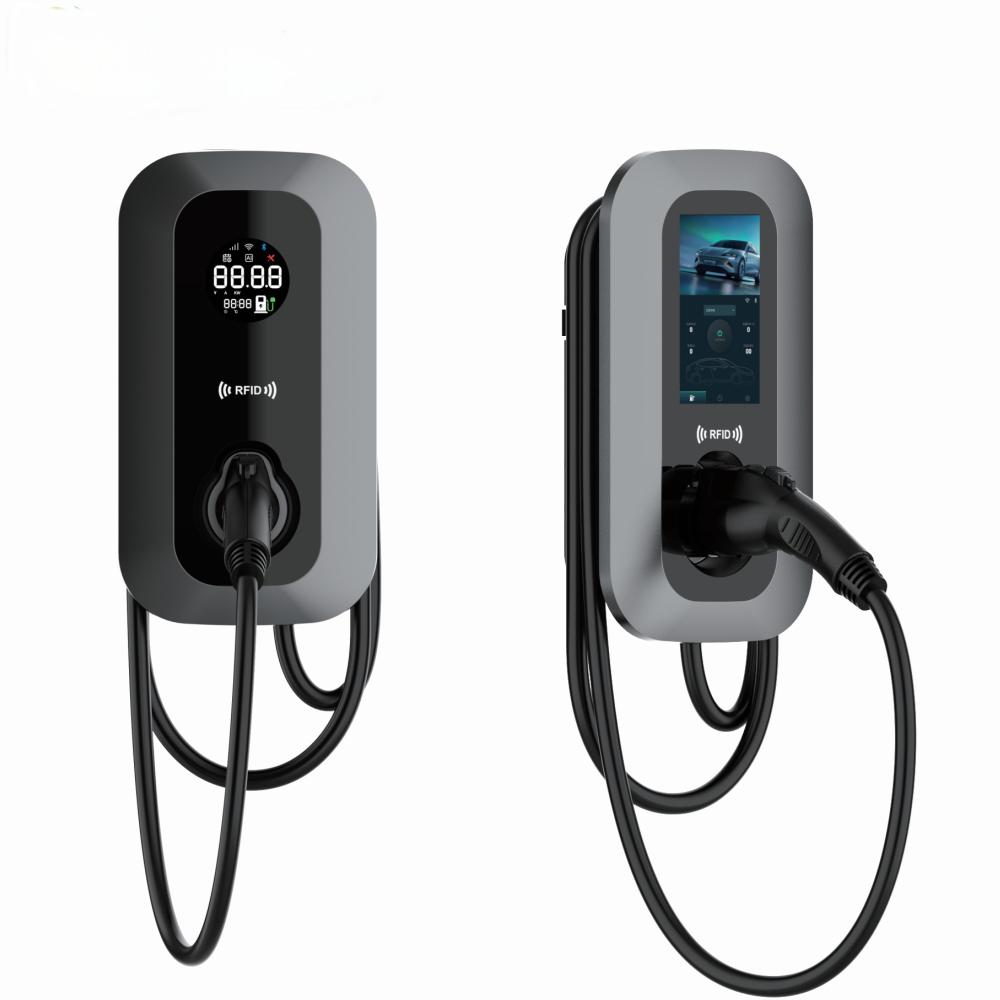 CSA ETL EV Charger Level 2 40A 48A Home Charging Station 240V With App OCCP1.6 RFID 4G