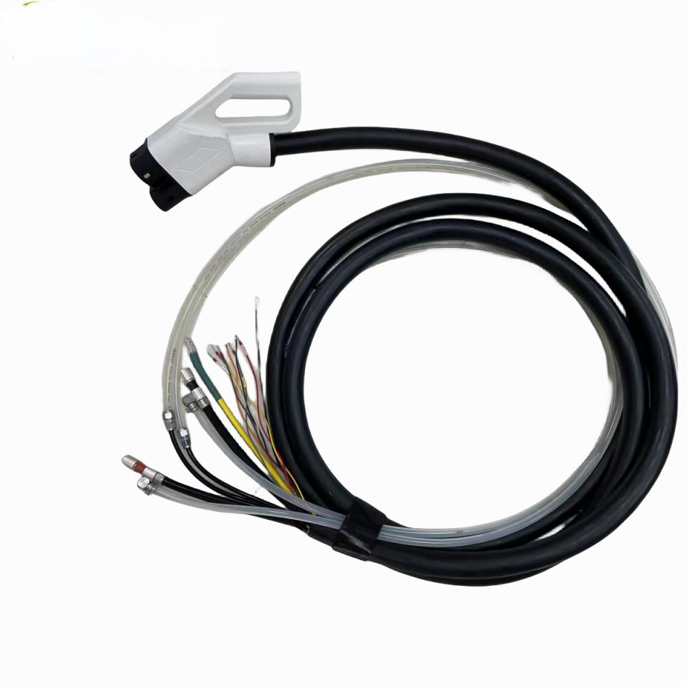 500A CCS1 Charging Cable Liquid Cooled HPC Plug For 350kW 500kW EV Charging Station